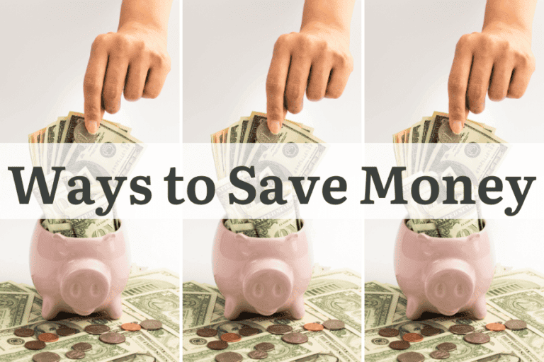 ways to save money