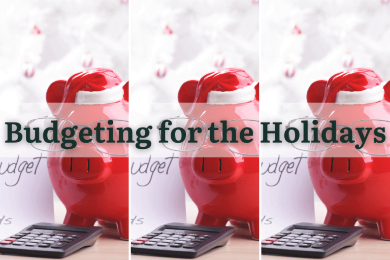 Budgeting for the holidays